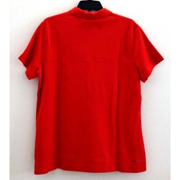 Jordan DQ7910-657 Women's Sz Medium Red Short Sleeve Polo Shirt - Picture 2 of 10